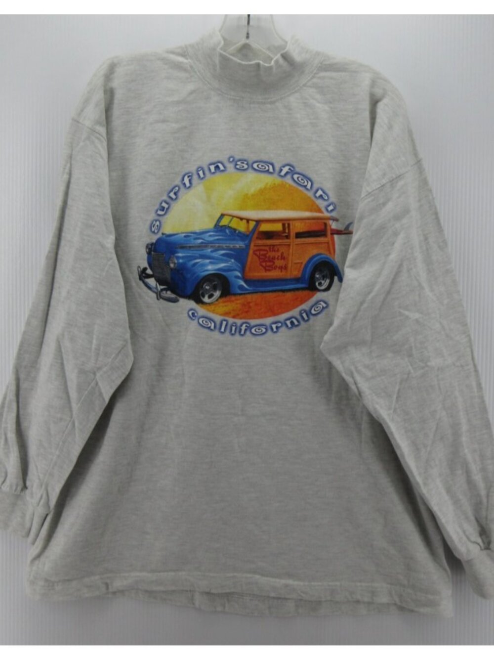VINTAGE The Beach Boys Shirt Large Surfin Safari California Savvy 90s *